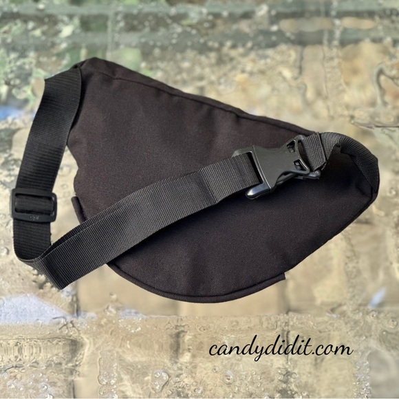 NWT Beautiful Candy Did It! Handmade Black & Crystal Bum Bag / Fanny Pack - Picture 3 of 10